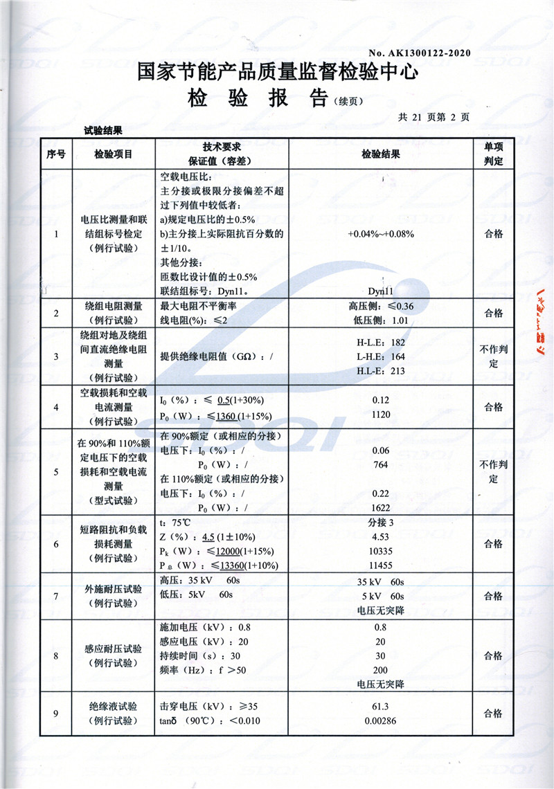 高低压试验报告-S11-1250松潘松潘松潘油浸式变压器-2.jpg